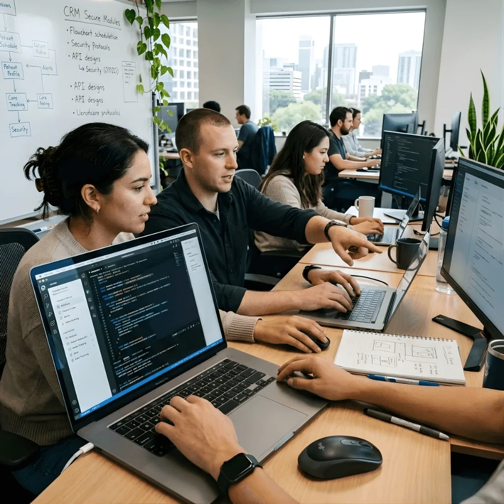 Development and Data Security for Healthcare CRM