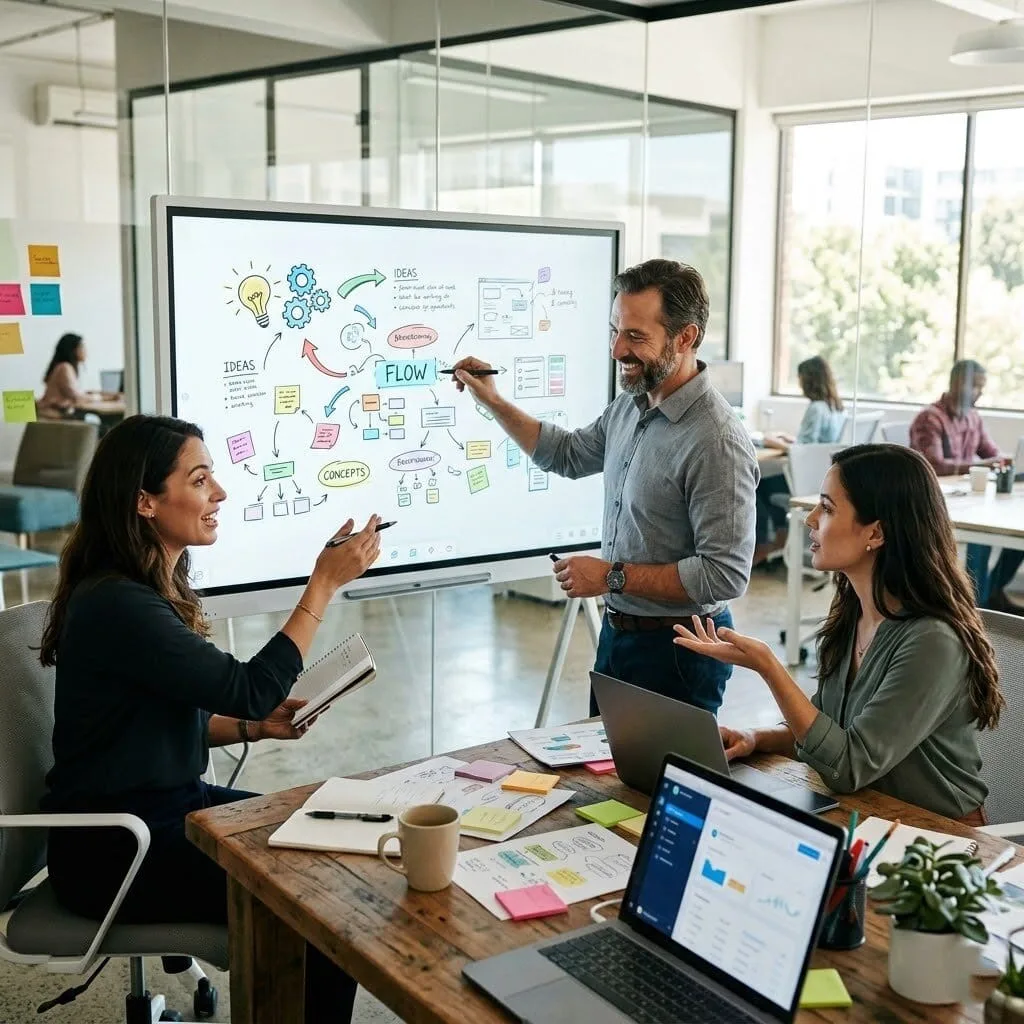 Real-Time Brainstorming Support for Collaboration Tools Support
