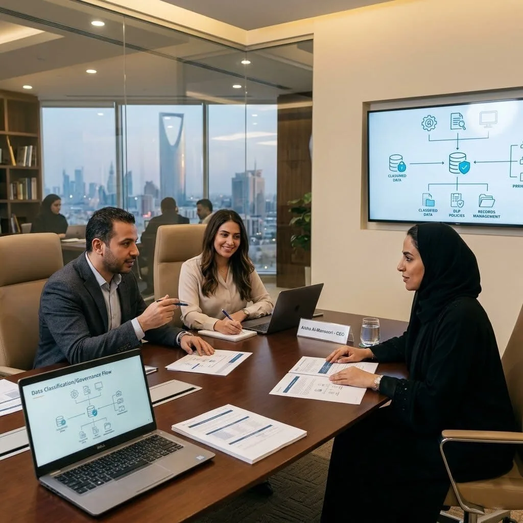 Client Aisha Al-Mansoori from Saudi Arabia