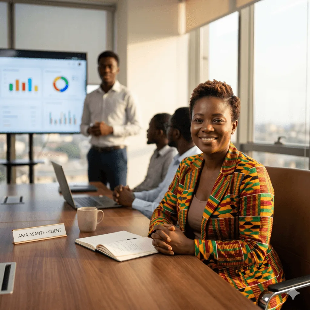 Client Ama Asante from Ghana (2)