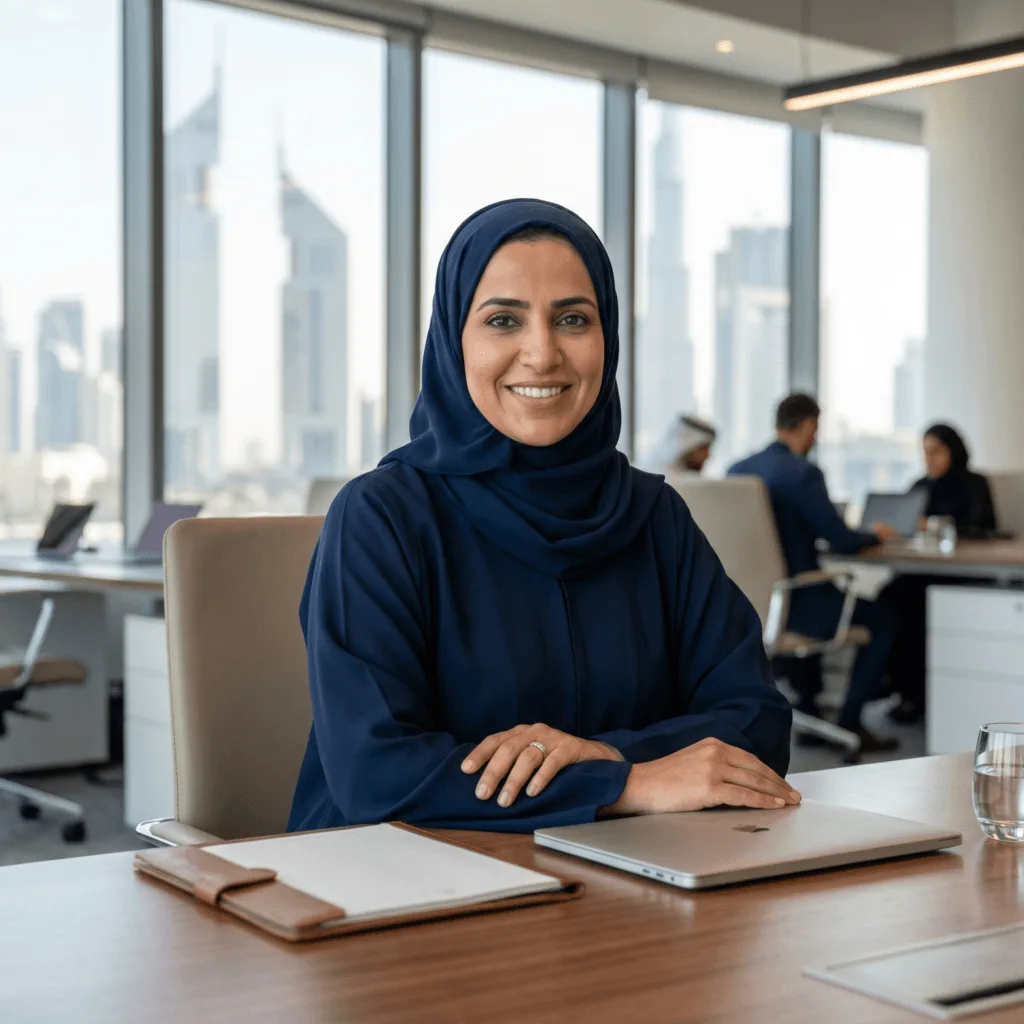Client Fatima Al-Hassan from UAE
