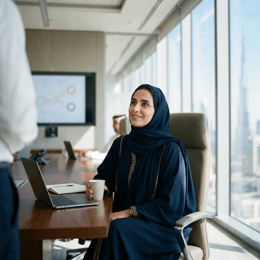 Client Fatima Al-Mansouri from UAE