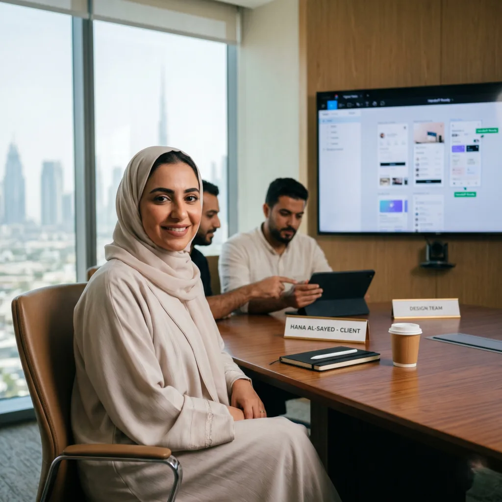 Client Hana Al-Sayed from UAE