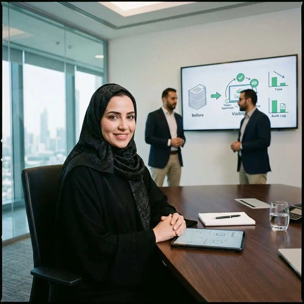 Client Layla Al-Zahrawi from Kuwait