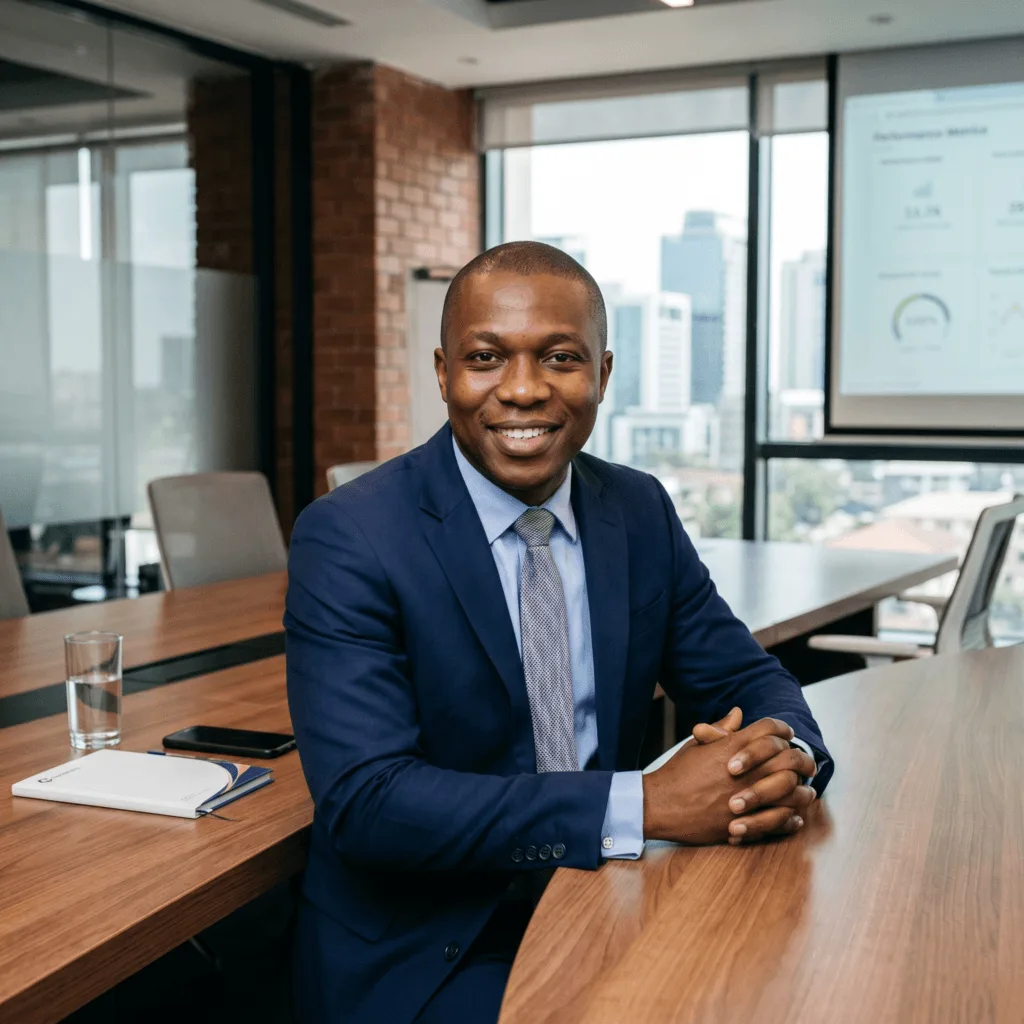Client Olumide Adeyemi from Nigeria