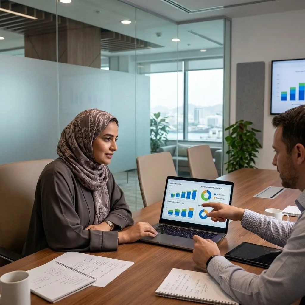 Client Salma Al-Farsi from Oman