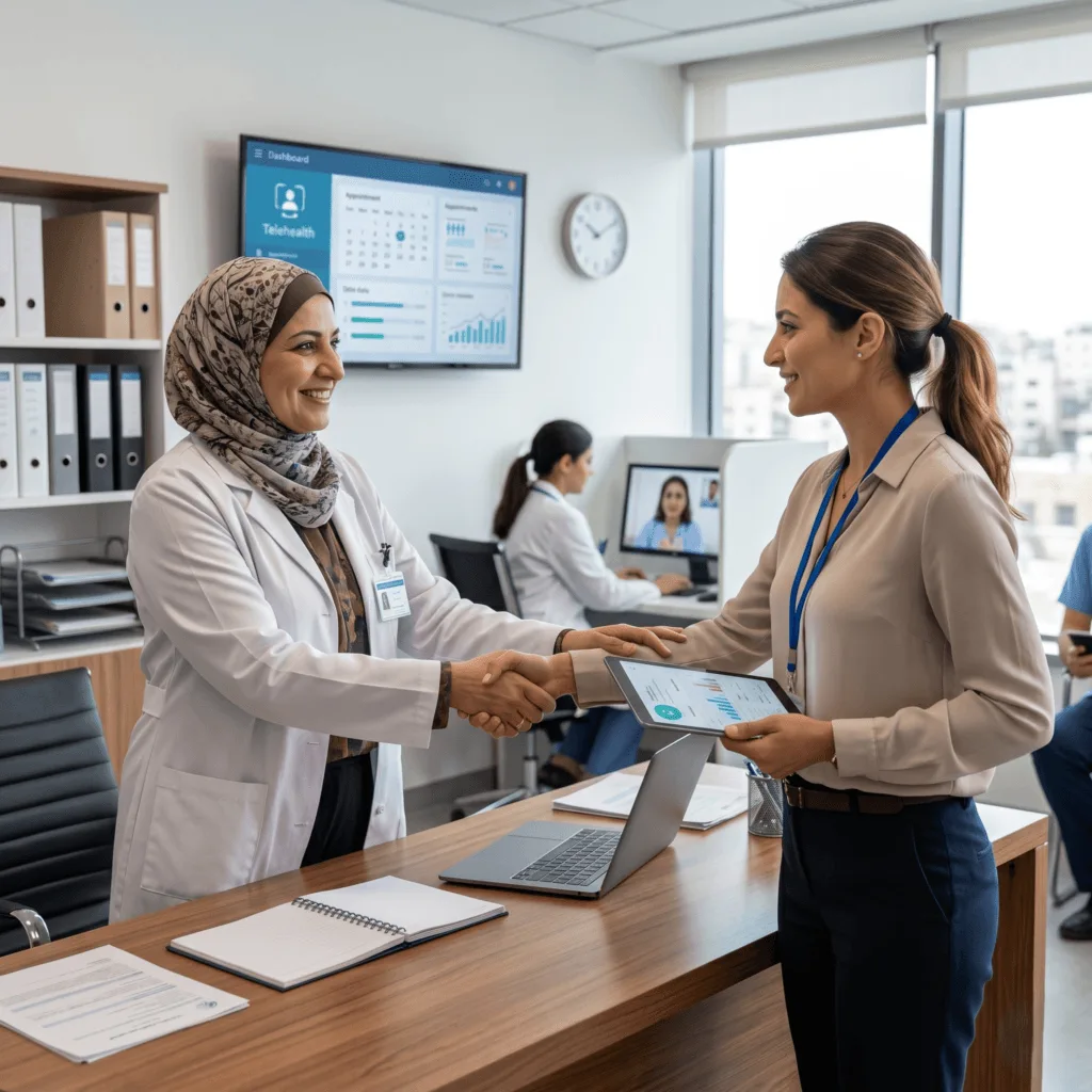Client Dr. Amina Barakat', ' from Jordan