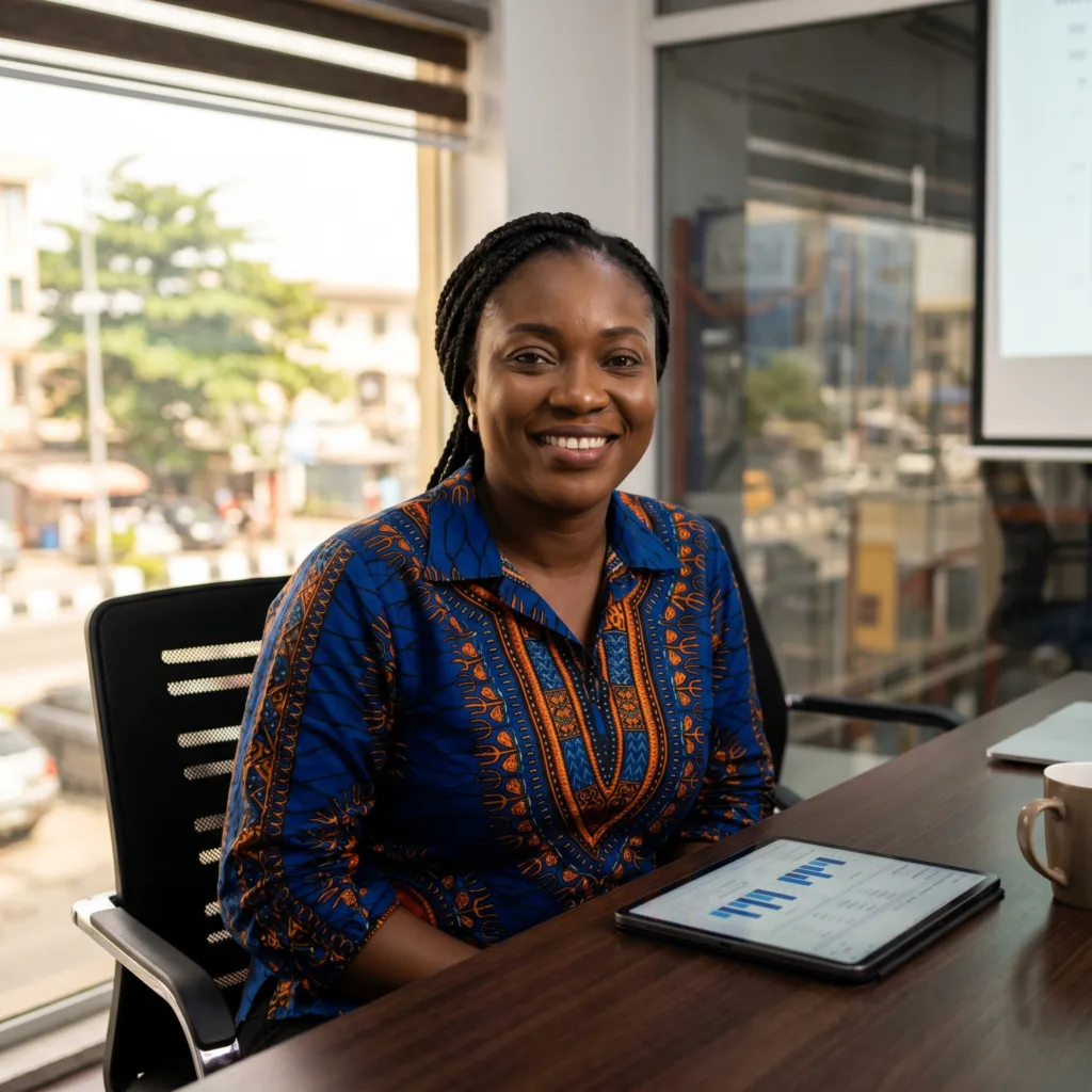 Client Chioma Adeleke from Nigeria