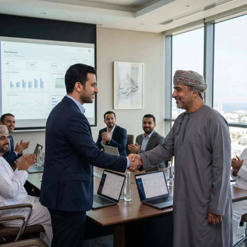 Client Hassan Al-Balushi from Oman