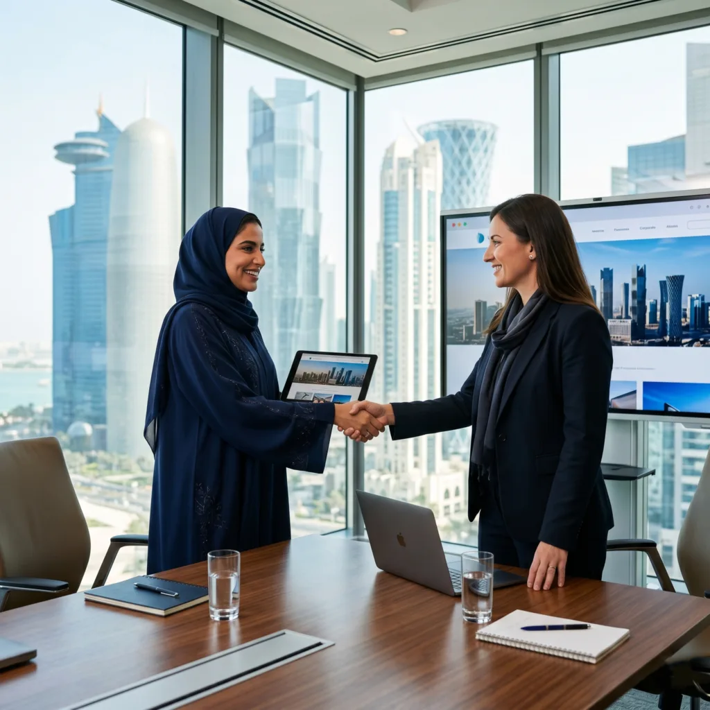 Client Mariam Al-Khouri from Qatar