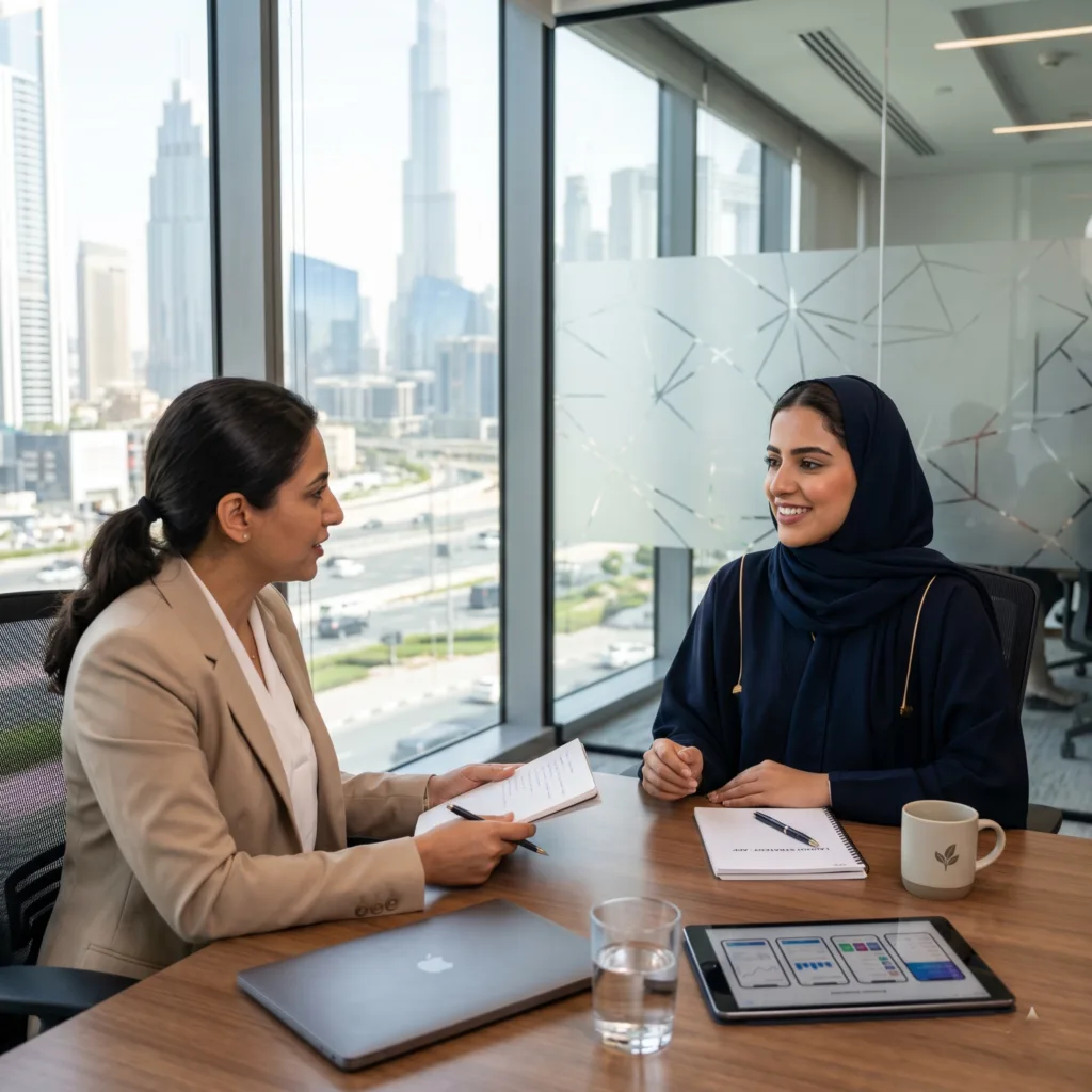 Client Nadia Al-Hashimi from UAE