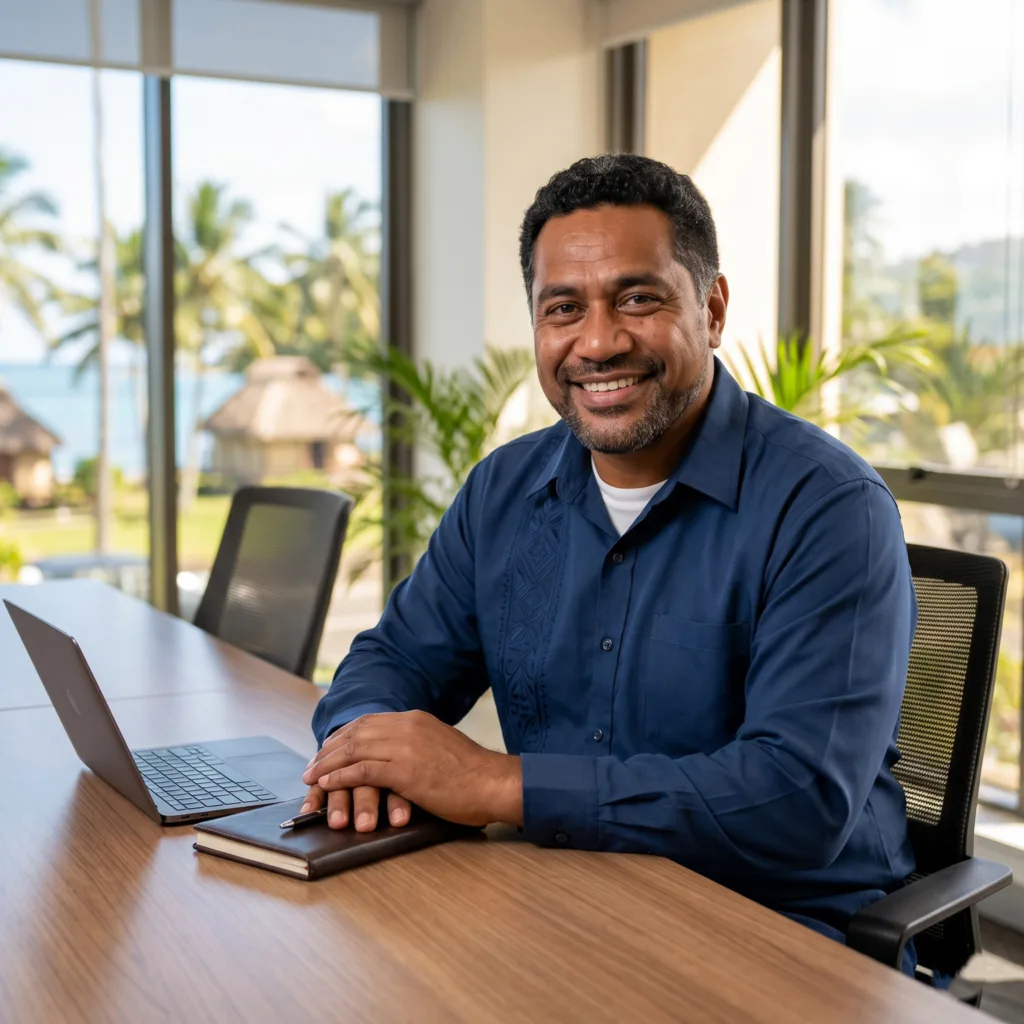Client Tevita Qereqeretabua from Fiji
